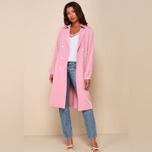 Dusty Rose Trenchcoat